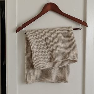 Cream scarf